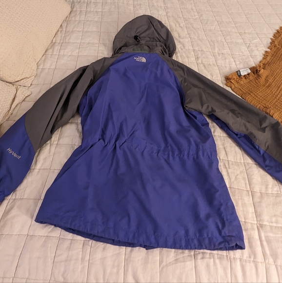 Vintage North face ski jacket blue/gray shell size large - Picture 4 of 4